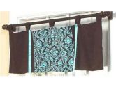 Turquoise and Brown Bella Window Valance by Sweet Jojo Designs (Ababy: 812305012844)