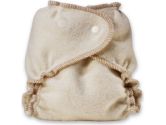 Kissaluvs Organic Cotton/Hemp Fitted Diaper, Unbleached, Medium/Large 15-40lbs (Kissaluvs: 898567002052)