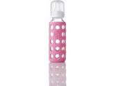 Lifefactory Pink 9oz Glass Baby Bottle (Lifefactory: 718122902125)