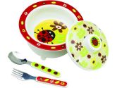 SugarBooger by Ore' Covered Bowl Set Lady Bug (SugarBooger by Ore': 732389019075)