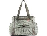 Skip Hop Studio Diaper Bag Tote Bag, Pewter Dot (Skip Hop: 879674001954)