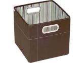 JJ Cole JDTCS 11-Inch Storage Box, Cocoa Stripe (JJ Cole: 614002530016)