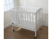 American Baby Company 15153-WT Cotton Percale Porta-Mini Crib Set, 3-Piece (White) (American Baby Company: 656173151560)