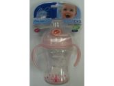 NUBY Natural Touch BPA FREE First Cup No Spill Soft Spout with Handles 8 oz - girl colors (Nuby: 723503605502)