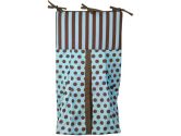 Tadpoles Damask Diaper Stacker, Blue/Brown (Tadpoles: 082072506109)