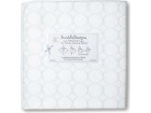 SwaddleDesigns Ultimate Receving Blanket, Mod Circles, 1 Pack (SwaddleDesigns: 893954000901)