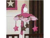 Western Horse Cowgirl Musical Baby Girl Crib Mobile by Sweet Jojo Designs (Sweet Jojo Designs: 812305017320)