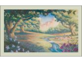 Art 4 Kids "Hundred Acre Picnic" Mounted Art Print, 22"x36 (Art4Kids: 754103081502)