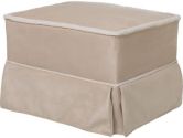 Newco International 01838 Ottoman Beige Micro with Sherpa (Newco International: 658129018385)