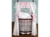 Darling Drapes Pillow - color pink gingham (Baby Doll: 009243505303)