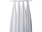 aden + anais Muslin Wraps 4-Pack - White (aden + anais: 892908001025)