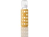 Lifefactory Yellow 9oz Glass Baby Bottle (Lifefactory: 718122902323)