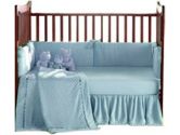 Heavenly Soft Crib Bedding - color: Blue (Baby Doll: 009243011071)