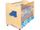 Room Magic RM05-BT 4 Piece Crib Set, Boys Like Trucks (Room Magic: 883413999952)