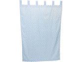 Tadpoles Dot Curtain Panels, Set of 2, Blue (Tadpoles: 082072499500)