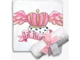 Light of Mine Designs Little Princess Tatoo Receiving/Swaddling Blanket (Light of Mine Designs: 816107013115)