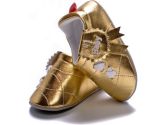 Silly Souls SH-1B-2 no.1 Baby Shoe- 12-18 Months- Gold (Silly Souls: 812667012124)