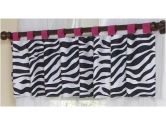 Funky Zebra Window Valance by Sweet Jojo Designs (Sweet Jojo Designs: 810519017938)