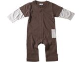 Babysoy Layered Sleeve One Piece, Chocolate, 6-12 months, 1-Pack (Babysoy: 814961012947)