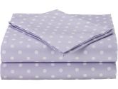 American Baby Company 1430-D LAV Percale Toddler Sheet Set, 3-Piece, Lavendar Dot (American Baby Company: 656173143138)