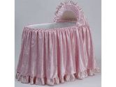 Vintage Velvet Liner and Hood - Color Pink - Size 16x32 (Baby Doll: 009243397403)