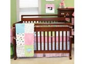 Trend Lab 106540 Cupcake 4-Pc Crib Set- 4-Piece Bumper Set Coverlet Skirt Crib Sheet (Trend Lab: 846216010996)