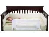 dexbaby Safe Sleeper Convertible Crib Bed Rail, White (DEX: 754637006026)