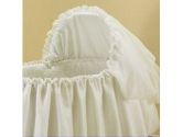 Sheer Elegance Bassinet Short Liner/Skirt and Hood - Size 13x29 (Baby Doll: 009243007043)