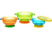 Munchkin 49003 Three Stay Put Suction Bowl, 3-Pack (Munchkin: 735282490033)