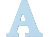 KidKraft 8 inch Wood Letter A - Sky Blue (KidKraft: 706943998014)