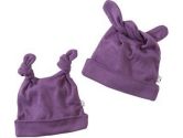 Duo-Styles Signature Hat - 6-12m - Eggplant (Babysoy: 814961013289)