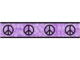 Purple Groovy Peace Sign Tie Dye Kids and Teens Wall Paper Border by Sweet Jojo Designs (Sweet Jojo Designs: 846480003441)