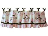 My Baby Sam Baby Love Curtain Valance, Pink (My Baby Sam: 690895281600)