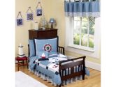 JoJo Designs 5-Piece Toddler Bedding Set - Come Sail Away Nautical (Sweet Jojo Designs: 810519013039)