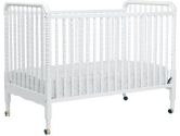 DaVinci Jenny Lind 3-in-1 Stationary Convertible Mobile Wood Crib in White (Da Vinci: 048517009444)