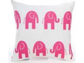 Ellie & Stretch Pink Elephant Pillow (Glenna Jean: 763872495168)