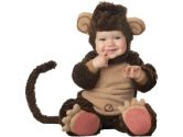 Lil Characters Infant Monkey Costume, Brown/Tan, 12-18 Months (Incharacter: 799760853185)