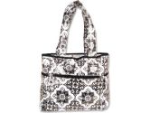 Trend-Lab 104402 DIAPER BAG- VERSAILLES BLACK/WHITE TULIP TOTE (Trend Lab: 846216017087)