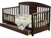 Dream On Me Deluxe Toddler day Bed, Espresso (Dream On Me: 832631001541)