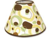 Trend Lab 107916 Giggles Lampshade- Giggles Dot Print Twill With Brown Percale Trim- 4 X 7 X 10 (Trend Lab: 846216012037)