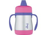 Thermos Foogo Phases Leak Proof Stainless Steel Sippy Cup, 7-Ounce (Pink/Purple) (Thermos: 041205640745)