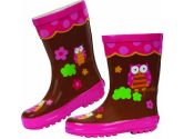 Stephen Joseph Rain Boot, Owl, 9, Brown, 1-Pack (Stephen Joseph: 794866376767)