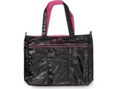Ju Ju Be Mighty Be Earth Leather Diaper Bag, Black/Hot Pink (Ju Ju Be: 879807004876)