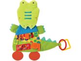 Kids Preferred 93017 Label Loveys Teether Blanket, Cute as a Button Alligator (Kids Preferred: 081787930179)