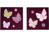 Kimberly Grant- Bohemian Butterfly 2 Piece Canvas Art (Kimberly Grant: 085214059075)