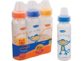 Evenflo Zoo Friends Decorated BPA FREE Bottles- 8oz - 3pk - GIRL COLOROS (Evenflo: 032884150144)