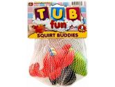 Baby Toy Tub Fun Squirt Buddies 12.7 cm X 18 cm (6-Pack) (JaRu: 741655478959)