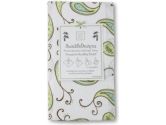 SwaddleDesigns Marquisette Swaddling Blanket - Kiwi Paisleys (SwaddleDesigns: 710434174665)