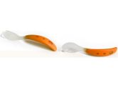 Thinkbaby Fork and Spoon Set, Orange (Thinkbaby: 890397002387)