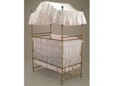 Regal Canopy Crib Bedding with Cream Ribbon (Baby Doll: 009243041788)